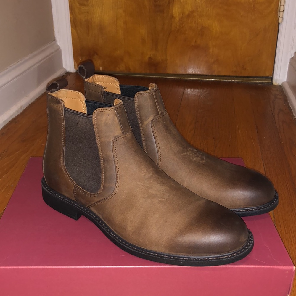 [LIKE NEW] Johnston & Murphy “HOLLIS” XC4 WATERPROOF Chelsea Boot Dual Width ft. - Picture 3 of 15